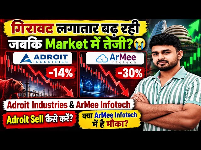 Why Armee Infotech & Adroit Industries Crash Today? Armee Infotech IPO, Adroit Industries IPO