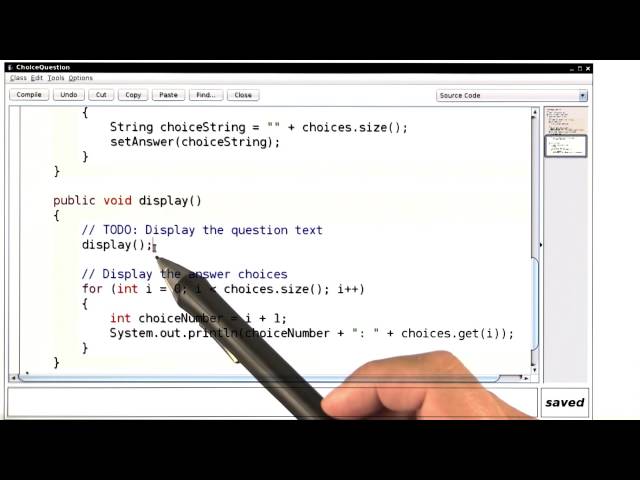 The Display Method - Intro to Java Programming