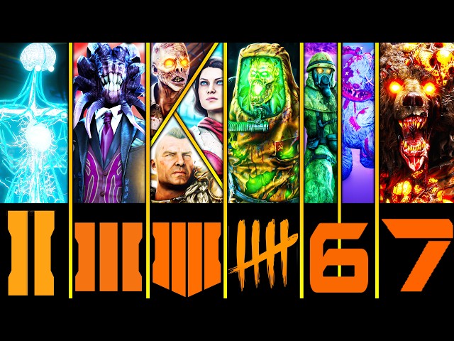 ⭐ALL ZOMBIES LAUNCH MAP EASTER EGGS!!⭐POSTER DROP!!⭐Call of Duty Black Ops 2/3/4/CW/6/7 Zombies⭐