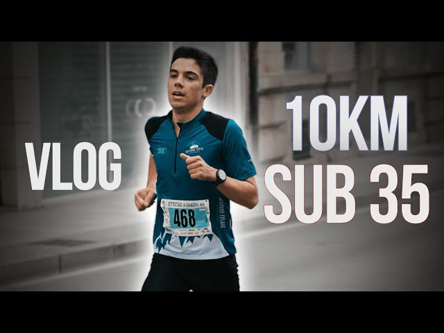 Je cours mon premier 10 km en sub 35 (résultat final)