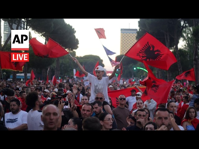 LIVE: Albania’s ‘Flamingo revolution’ protests continue on 54th consecutive day