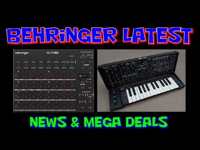 Latest Behringer News and Deals 18 August 2026