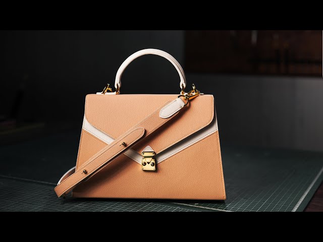 Making a Handmade Luxury Bag from Goatskin | Step-by-Step