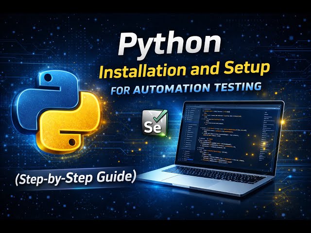 Python Installation and Setup for Automation Testing Step by Step Guide