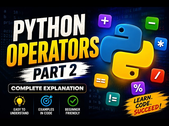 Python Operators Part 2 | Complete Explanation with Examples 🔥
