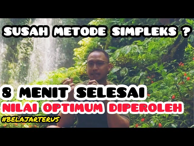 LINEAR PRORAMMING METODE SIMPLEKS