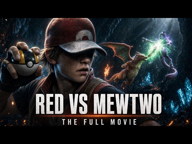 RED vs MEWTWO — The FULL Movie | Real Life Pokémon (4K Cinematic Documentary)