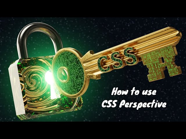 How CSS Perspective Works | 3D Transformations.