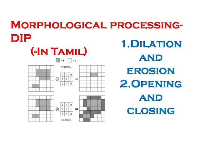 WHAT IS MORPHOLOGICAL PROCESSING IN DIGITAL IMAGE PROCESSING ?-IN TAMIL