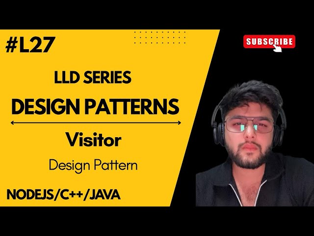 Visitor Design Pattern Explained with Real-World Examples 