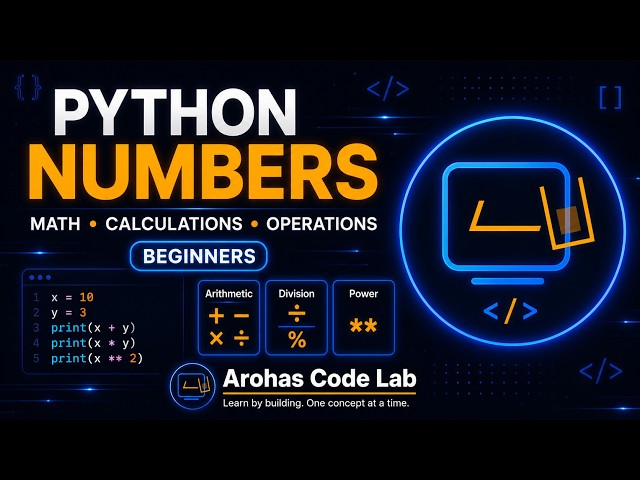 Python Numbers and Math - Beginner Tutorial