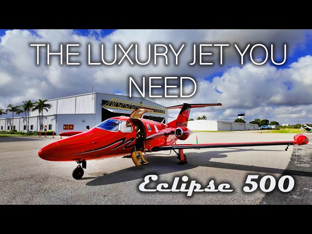 Sleek Private Jet: This Eclipse 500 Is INSANE!