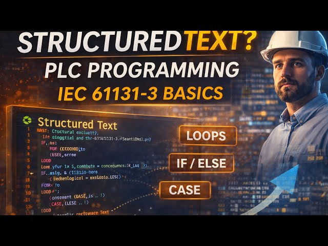 Structured Text PLC Programming Explained (IEC 61131-3 Basics)