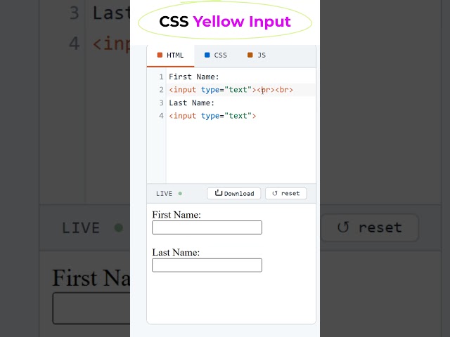 How to add input box Background Color using CSS #coding #htmltutorial #csstutorial