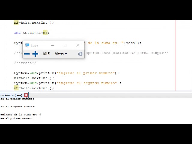 operaciones basicas retroalimentacion simple