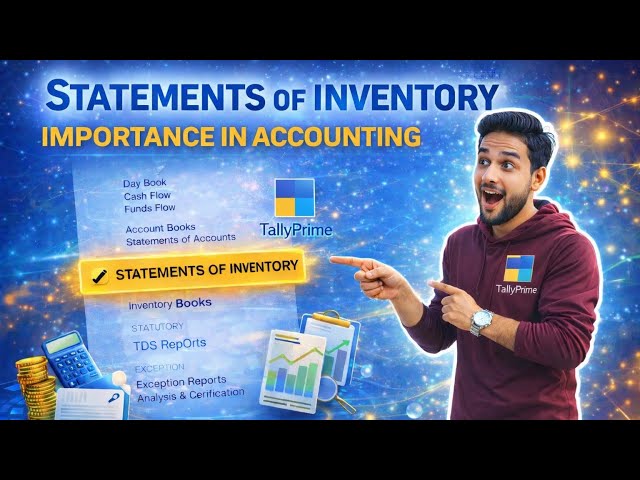 Tally Prime - Stock Report in Tally Prime |Stock Inventory #tallyprime #computerpur