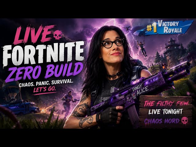 FORTNITE ZERO BUILD LIVE 💀 panic rotations & chaotic survival
