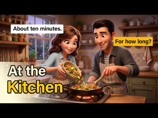 English Kitchen Vocabulary - Slow and Easy English For Beginners
