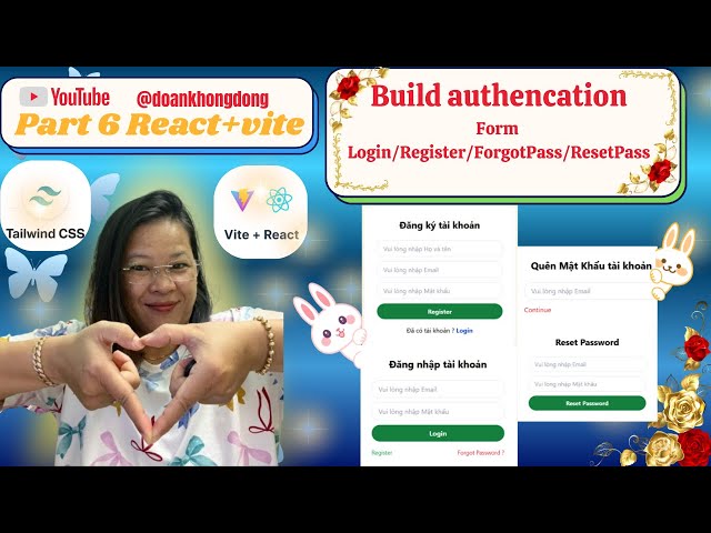 🔥Part 6 Build Authentication React Chuẩn Doanh Nghiệp | Login • Register • Forgot • Reset Password