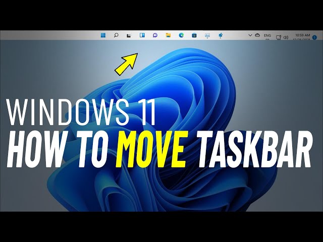 Move Taskbar to (Top, Left, Right) of screen in windows 11 |  How To Change taskbar position