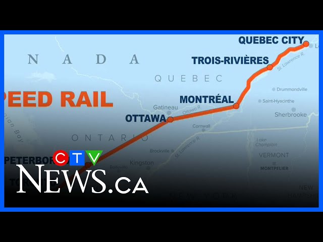 High-speed rail route from Montreal to Ottawa coming, with plans for future for expansion