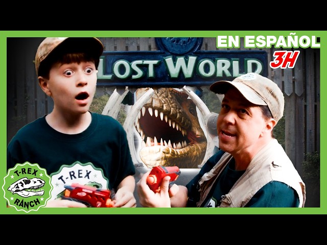 Parque de T-Rex | Huida de dinosaurios | Videos de dinosaurios y juguetes para niños