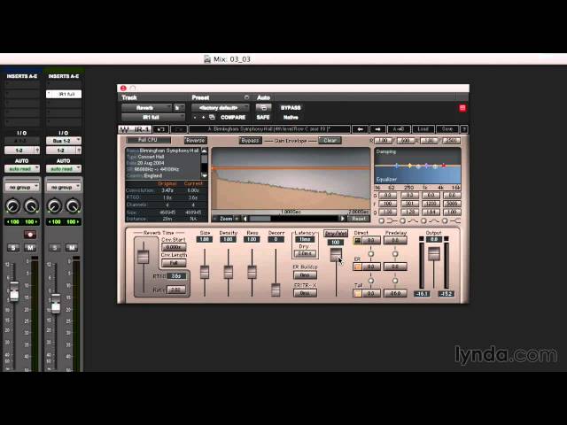 04 03 Adding convolution reverb with IR 1 reverb