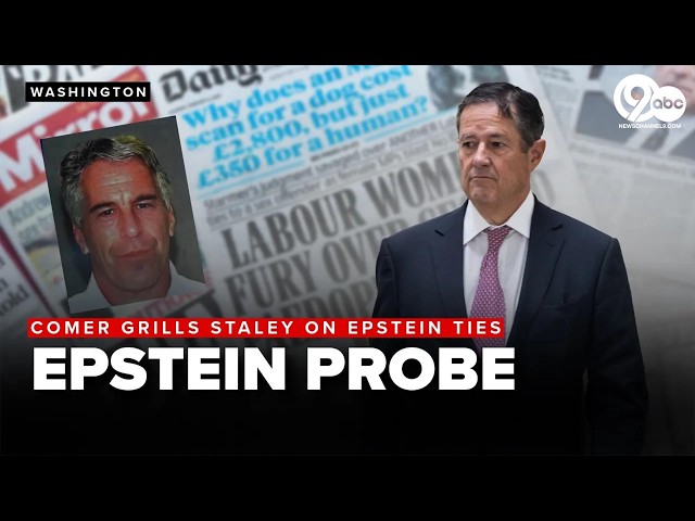 House Oversight Chair Comer GRILLS former JP Morgan executive Jes Staley over ties to Epstein