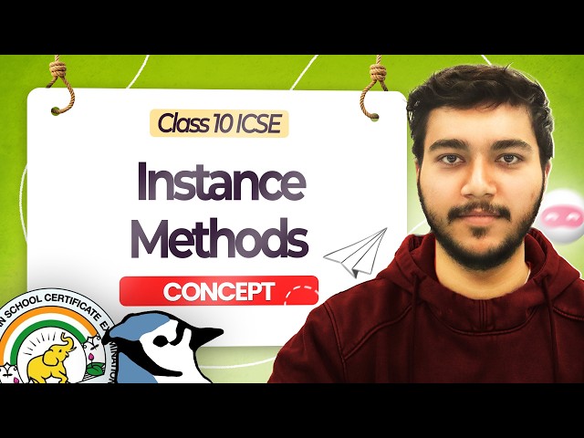 Instance (Non-Static) Methods in Java | ICSE Class 10