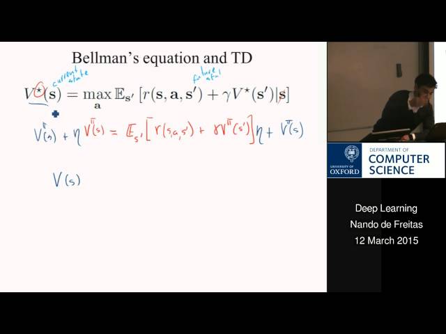 Deep Learning Lecture 16: Reinforcement learning and neuro-dynamic programming