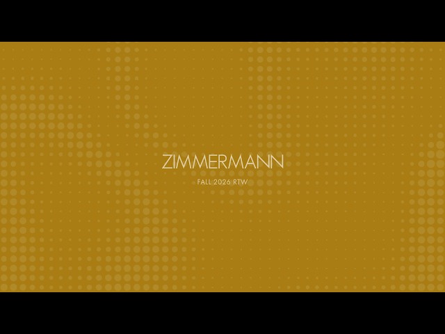 ZIMMERMANN Fall 2026 RTW