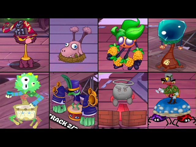 ALL Monsters Paironormal Carnival Major vs Minor Fanmade | My Singing Monsters