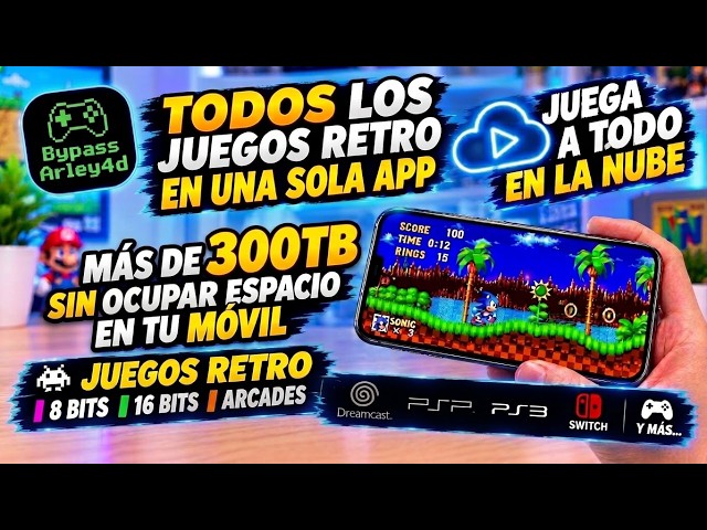 THIS APP IS INSANE! 😱 PLAY ALL RETRO GAMES IN THE CLOUD FROM YOUR PHONE.