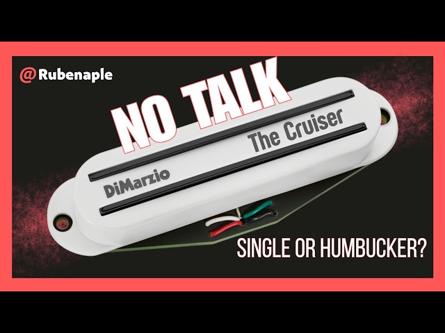 Prueba de sonido DiMarzio The Cruiser DP187 vs Single Coil | Stratocaster (SIN COMENTARIOS)