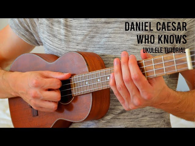Daniel Caesar - Who Knows EASY Ukulele Tutorial With Chords / Lyrics