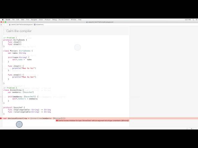 Calm the Compiler