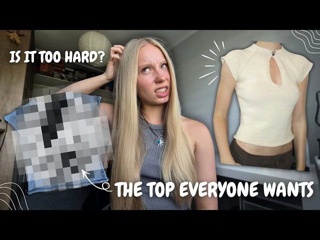 beginner knitter vs. viral Rose Top by Mathilde Knits – did I fail?