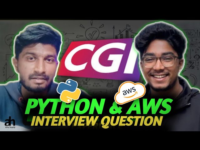 🔥 Master CGI Python & AWS Interview Questions! 🔥
