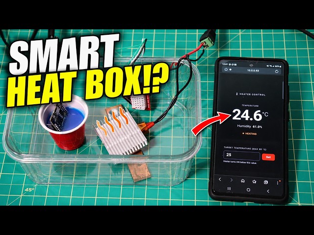 DIY Heated Chamber (ESP32 + PTC Heater)