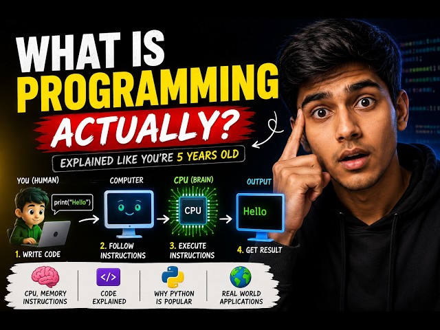 What is Programming Actually? Explained Like You’re 5 Years Old