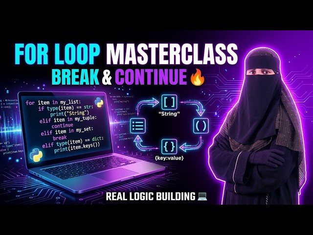 Python For Loop Masterclass 😳 | Break & Continue Explained!