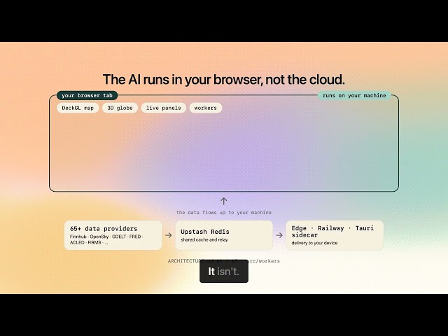 500 live feeds on one map, and the AI runs in your browser