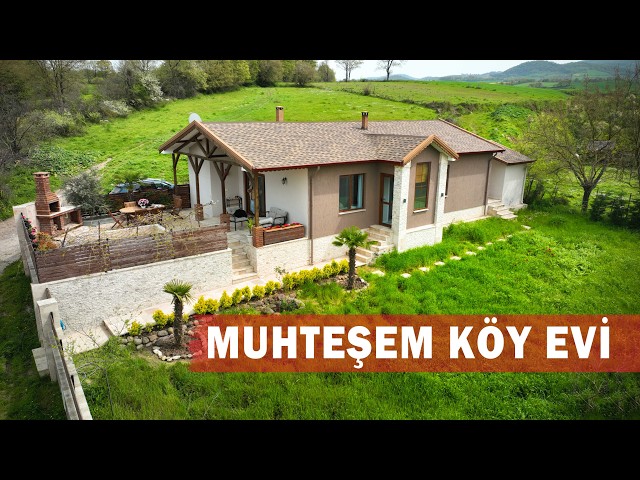 2207- SOLD.........Stunning Detached Village House and Courtyard on a 497 m2 Plot in Gönen / 3+1 ...
