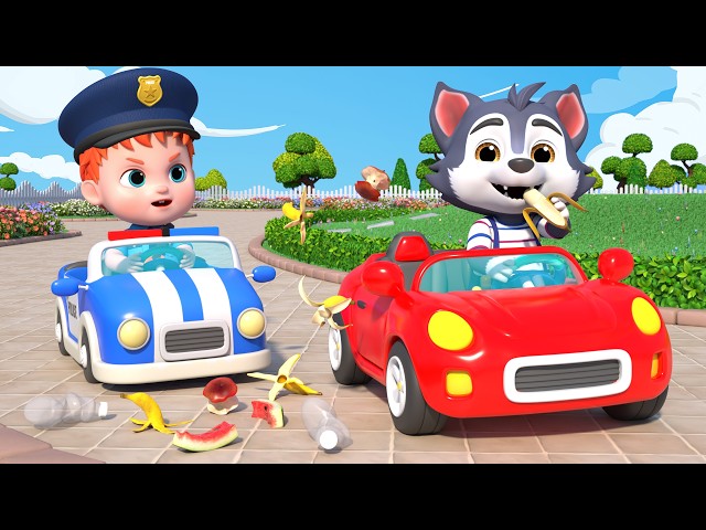 ¡Wee-woo, Viene el Policía! 🚓 | Pequeño policía bebé | Bebé Leo - Canciones Para Niños