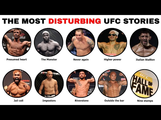 The Most DISTURBING Stories In UFC History Explained