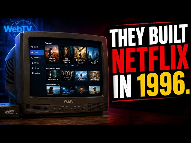 WebTV: The Lost Device That Invented Streaming TV in 1996