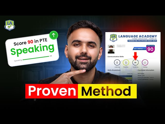 PTE Speaking 90 Score Strategy (Live Mock Test) | Templates + Real Exam Method