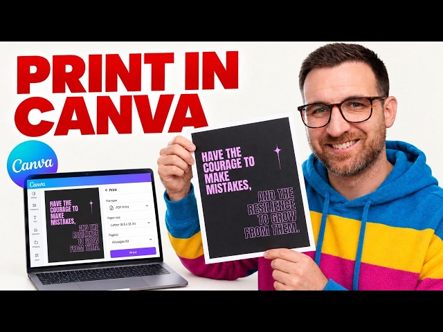 How to Print a Design in Canva (Desktop & Mobile)