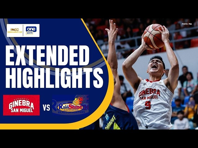 RAIN OR SHINE vs BRGY GINEBRA | EXTENDED HIGHLIGHTS | PBA SEASON 50 COMMISSIONER’S CUP G6 | MAY 31