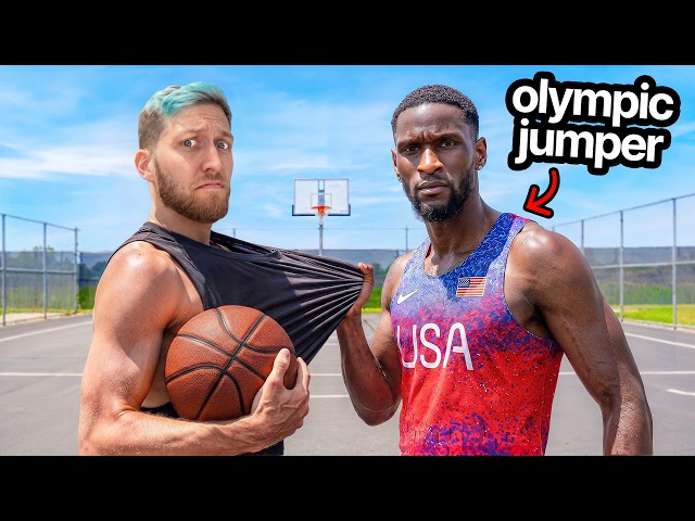 Pro Dunker vs Olympic High Jumper